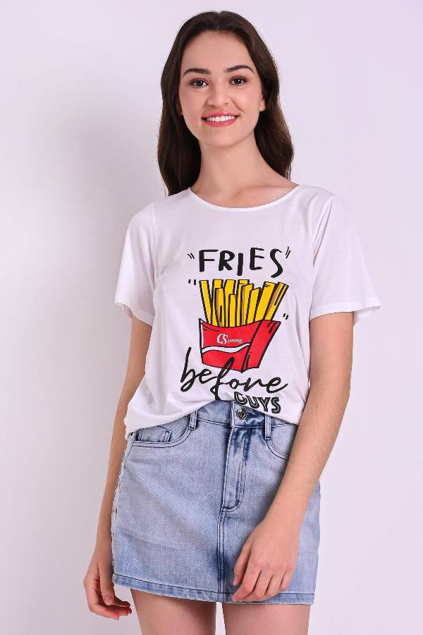 T-SHIRT ALONGADA CON SILK