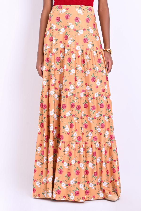 FALDA LARGA ESTAMPADA