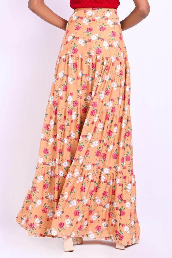 FALDA LARGA ESTAMPADA