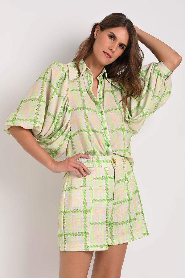 CAMISA MANGA AMPLIA