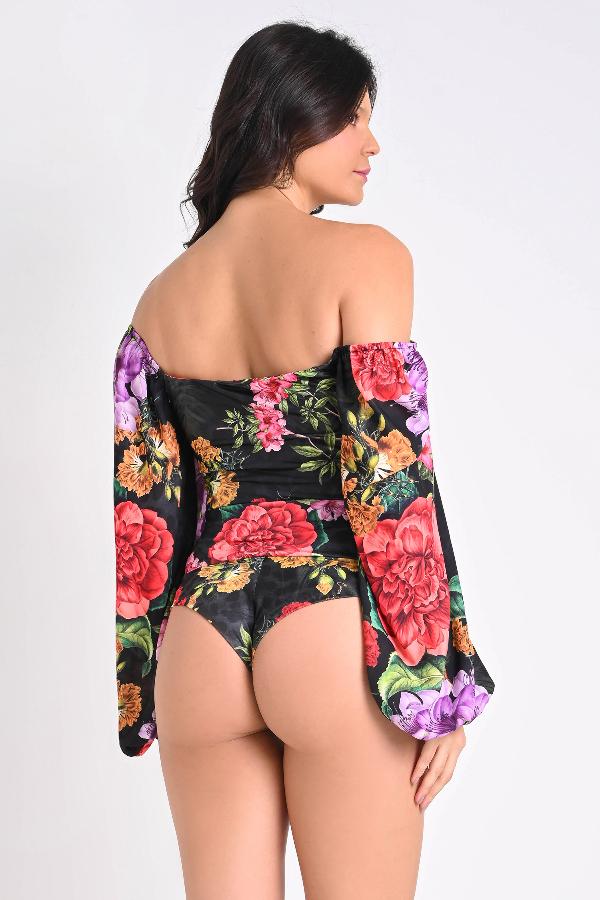 BODY CORSET DE MANGA LARGA